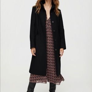Wilfred Cocoon Wool Coat Long
